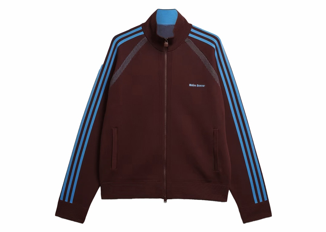 Pre-owned Adidas Originals Adidas X Wales Bonner Statement Knit Track Top Mystery Brown