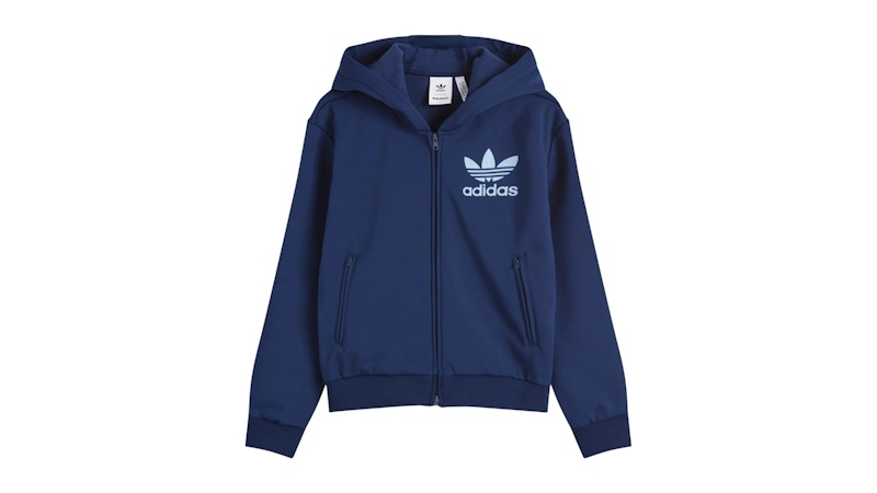 adidas x Wales Bonner Track Hoodie Collegiate Navy Men's - FW24 - US