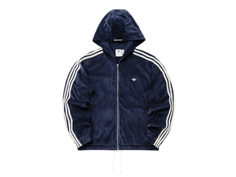 adidas x Wales Bonner Velour Track Jacket Navy Men's - US