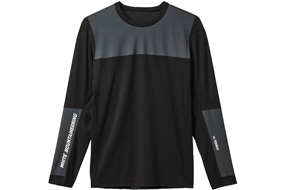 adidas x Blanco Mountaineering Agravic Camiseta de Manga Larga Bonded Negro