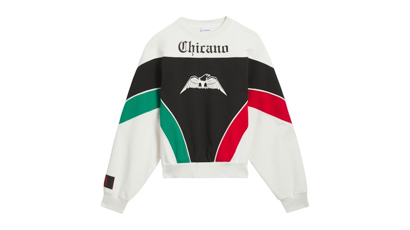 Pre-owned Adidas Originals Men's Adidas X Willy Chavarria Chicano Sweatshirt In White