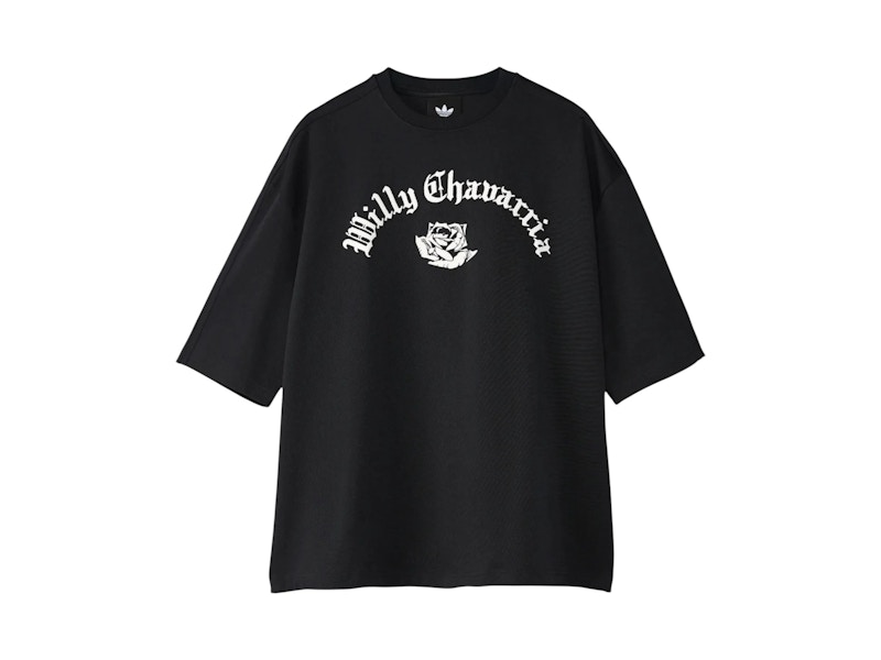 adidas x Willy Chavarria Logo SS T-shirt Black Men's - US