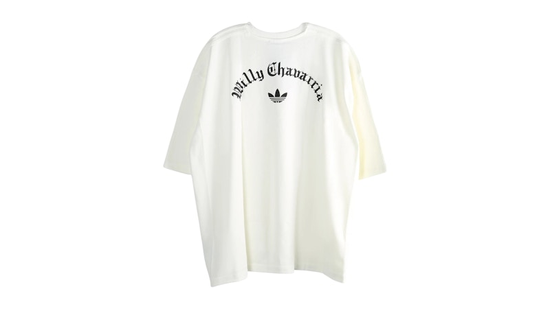 Pre-owned Adidas Originals X Willy Chavarria Merch Short Sleeve Tee Shirt In White