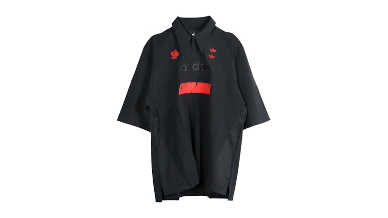 adidas x Willy Chavarria Polo Shirt Black - SS25 - US