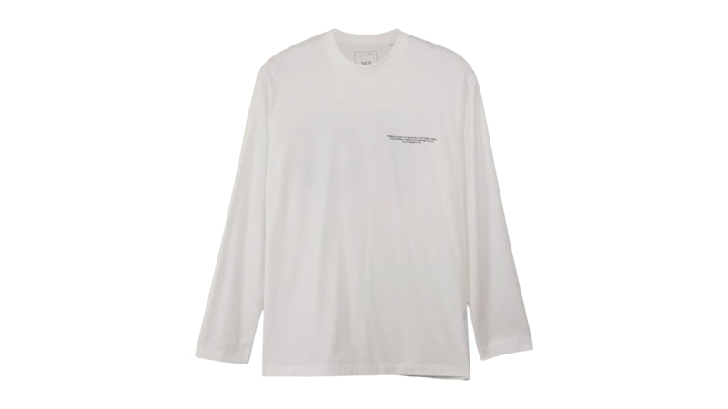 adidas x Y-3 Logo L/S Tee Cwhite Men's - FW24 - US