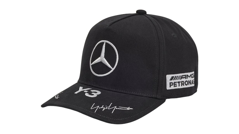 帽子 Y-3 MERCEDES-AMG PETRONAS CAP Y3 adidas Mercedes-AMG PETRONAS F1 Team x Y-3 Race Cap - Black | Official
