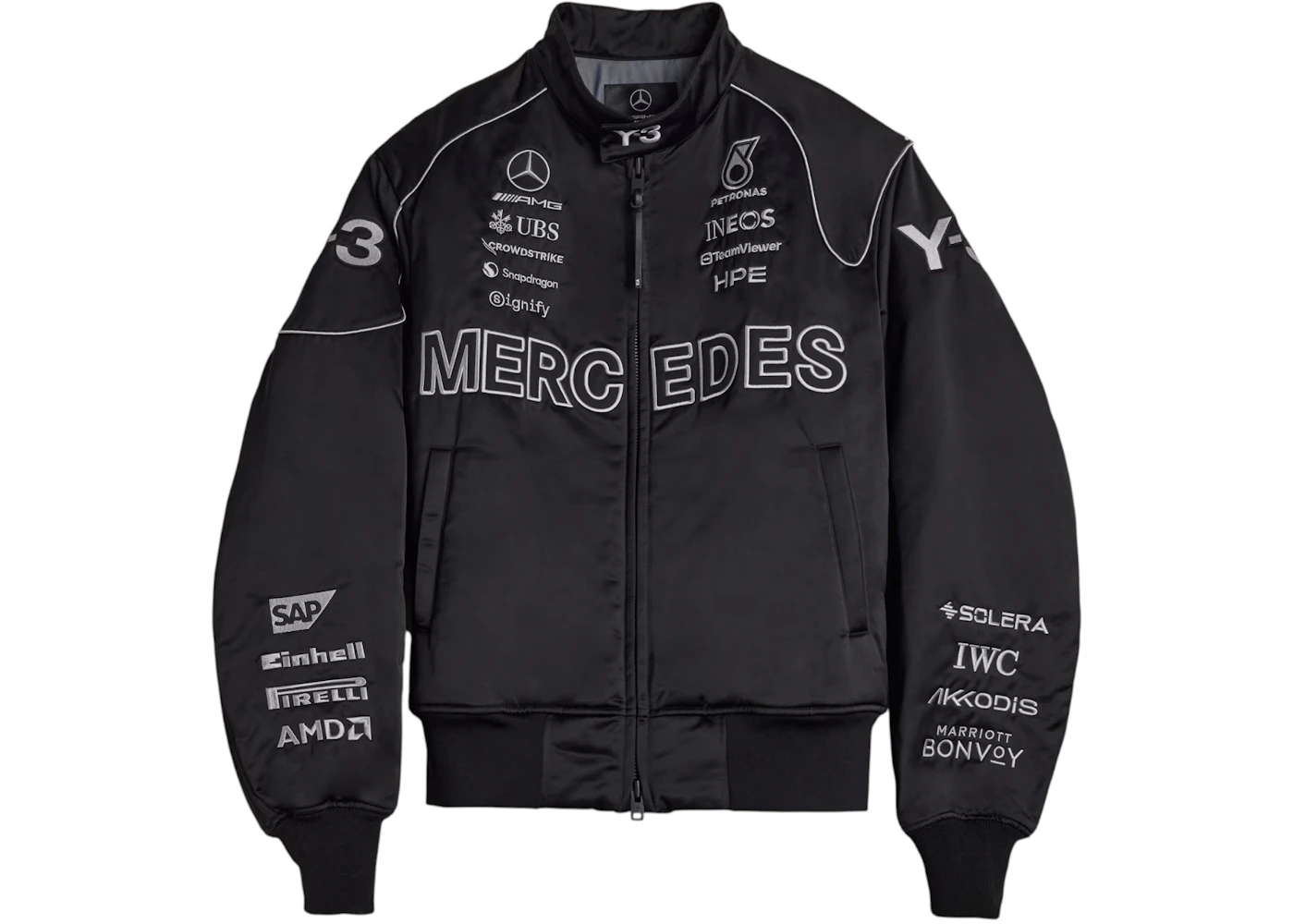 adidas x Y-3 Mercedes amg petronas formula 1 team Jacket Black Men's ...