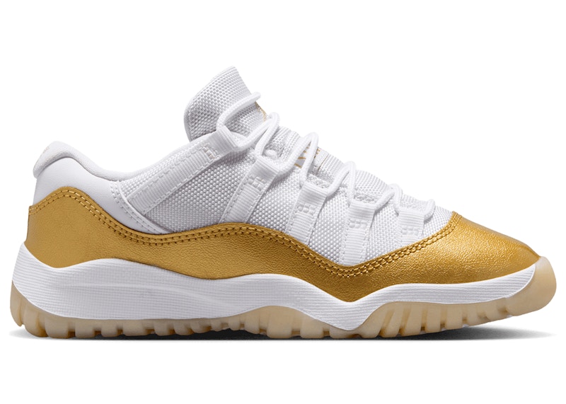 Jordan 11 Retro Low White Team Gold Metallic Gold - 580522-102 - US Jordan 11 Retro Low White Team Gold Metallic Gold - 580522-102 - US