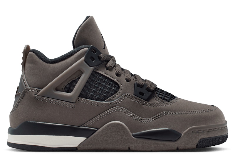 Pre-owned Jordan 4 Retro Sneakers In Cave Stone/black/moon Particle