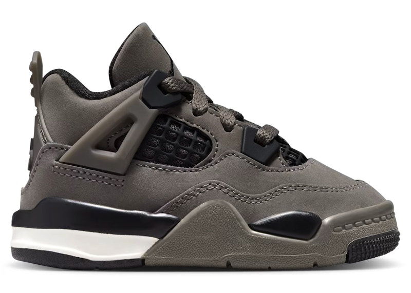 Pre-owned Jordan 4 Retro Sneakers In Cave Stone/black/moon Particle