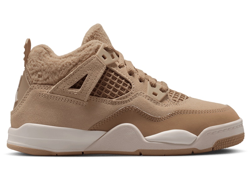 Pre-owned Jordan 4 Retro Cozy Girl Sneakers In Hemp/light Orewood Brown