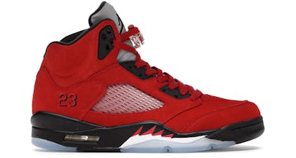 Jordan 5 Retro DMP Raging Bull Red Suede Men's - 136027-601 - US