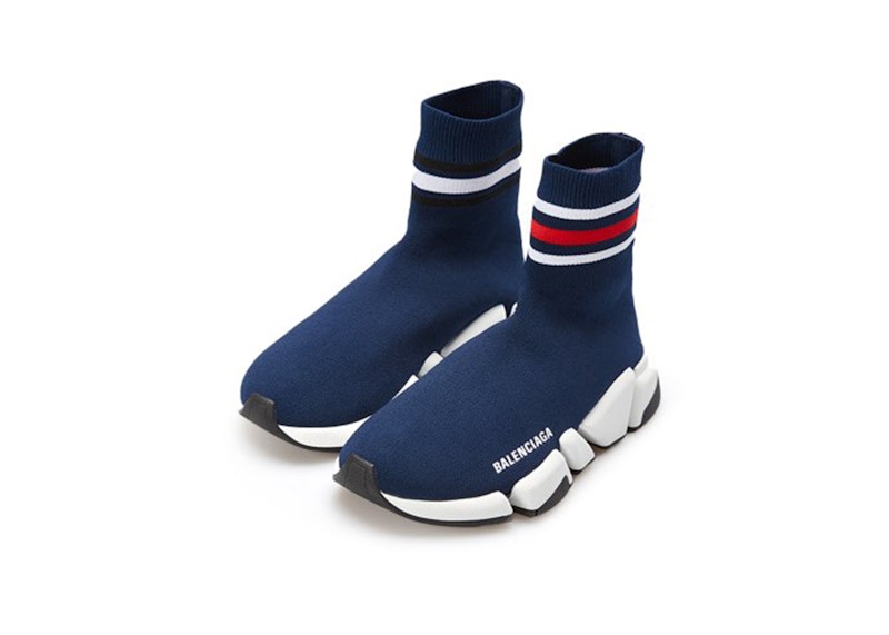 Balenciaga speed hot sale trainer navy