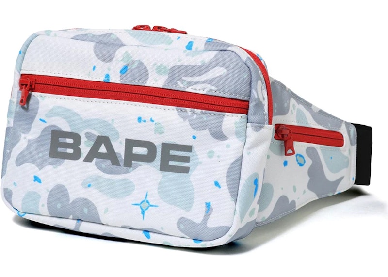 BAPE Space Camo Waist Bag White Men s SS19 GB