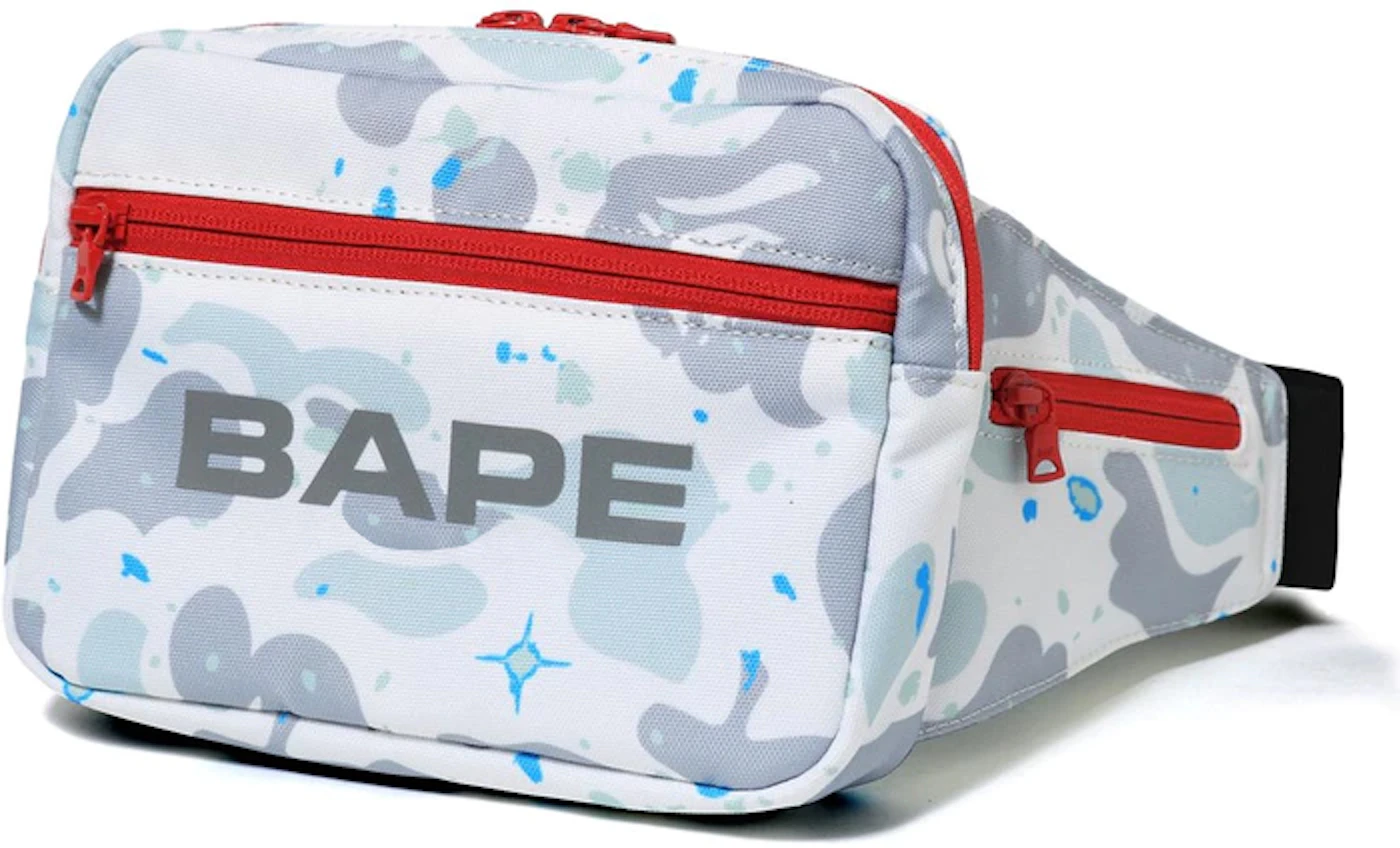 Buy BAPE Space Camo Shoulder Bag 'White' - 1G30 182 007 WHITE