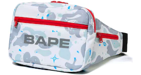 BAPE Space Camo Waist Bag White