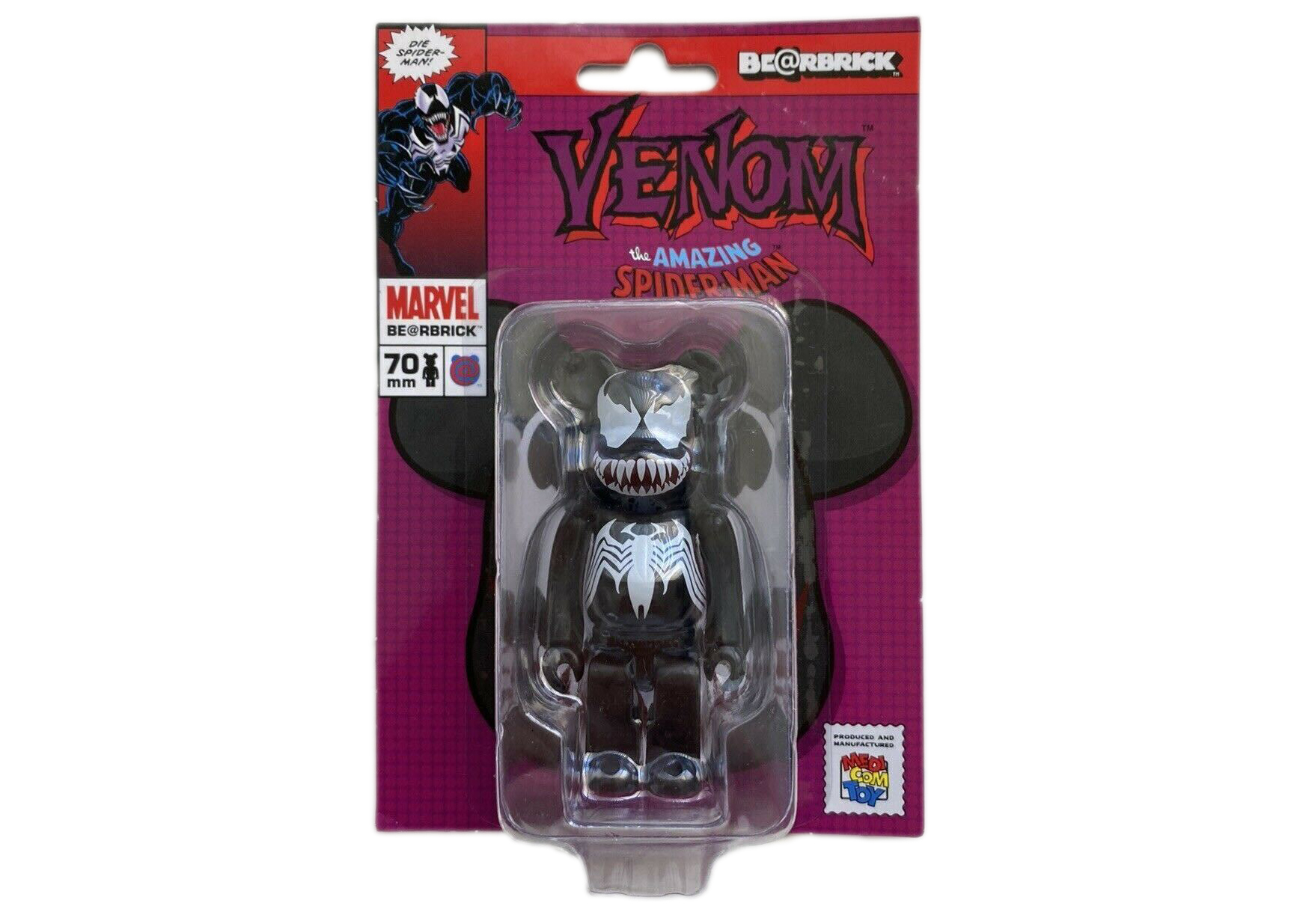 Bearbrick Venom 100% Black
