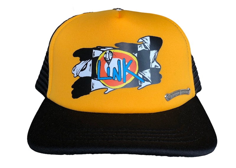 Pre-owned Matty Boy Sex Records Link Trucker Hat Black/yellow