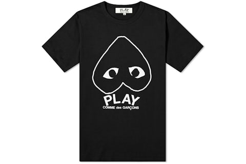 Logo Coeur Comme Des Garcons T-shirt Comme Des Garçons Play Coeur