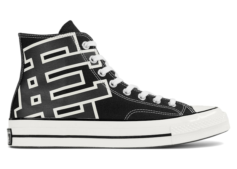 Pre-owned Converse Men's Chuck 70 Hi Eric Emanuel Sneakers In Black