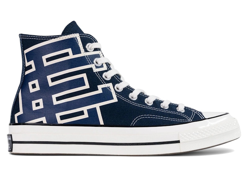 Pre-owned Converse Men's Chuck 70 Hi Eric Emanuel Sneakers In Navy Blue