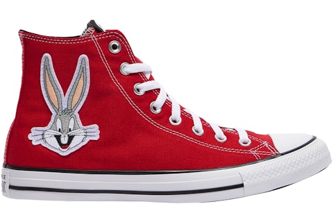 Converse Chuck Taylor All Star Hi Bugs Bunny 80th Anniversary Red
