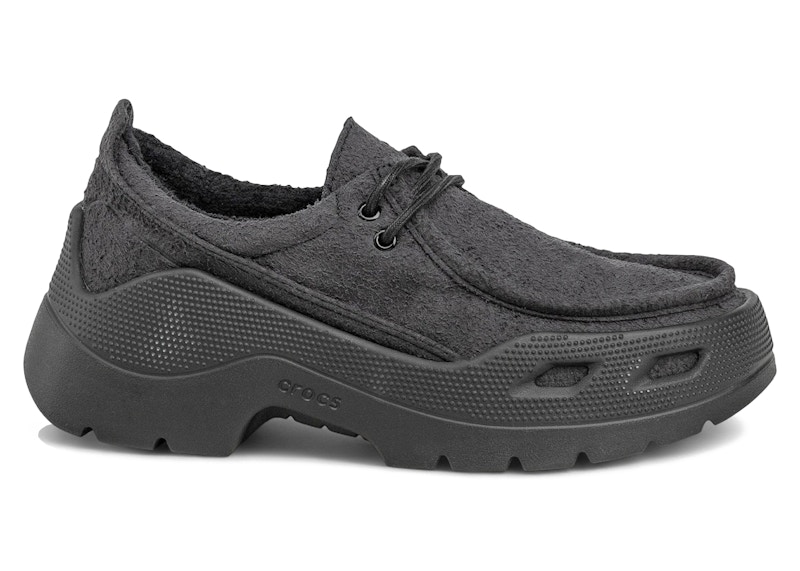 くろすけ◉ crocs-exp-gallery-shoe-black.