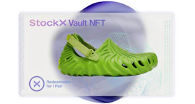 StockX Vault NFT Crocs Pollex Clog by Salehe Bembury Crocodile - US M 10 Vaulted Goods