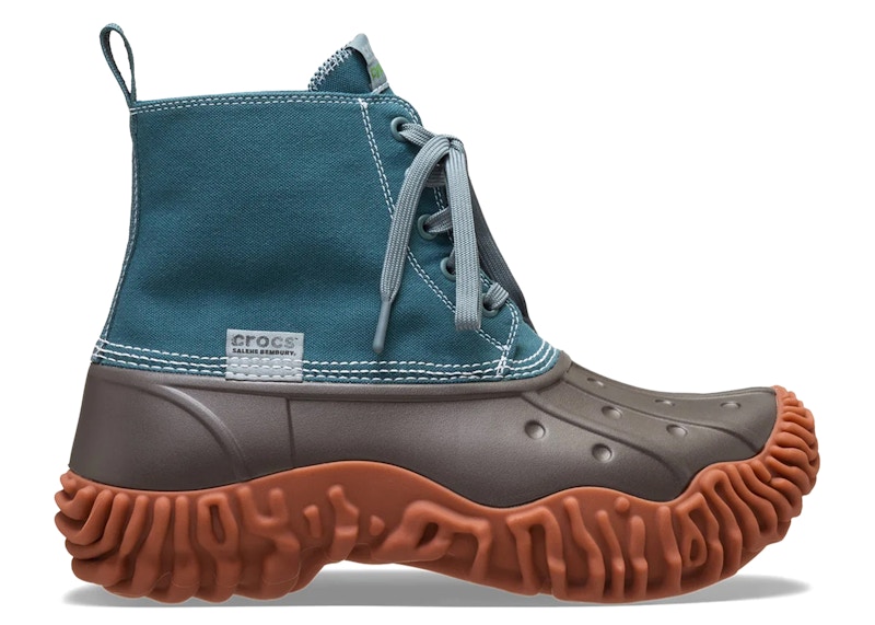Pre-owned Crocs Men's Pollex Cypress By Salehe Bembury Sneakers In Tetra