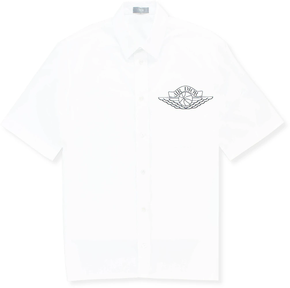 Jordan x Dior - Authenticated Polo Shirt - Cotton White for Men, Never Worn, with Tag