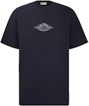 Dior x Jordan Wings T-Shirt Navy