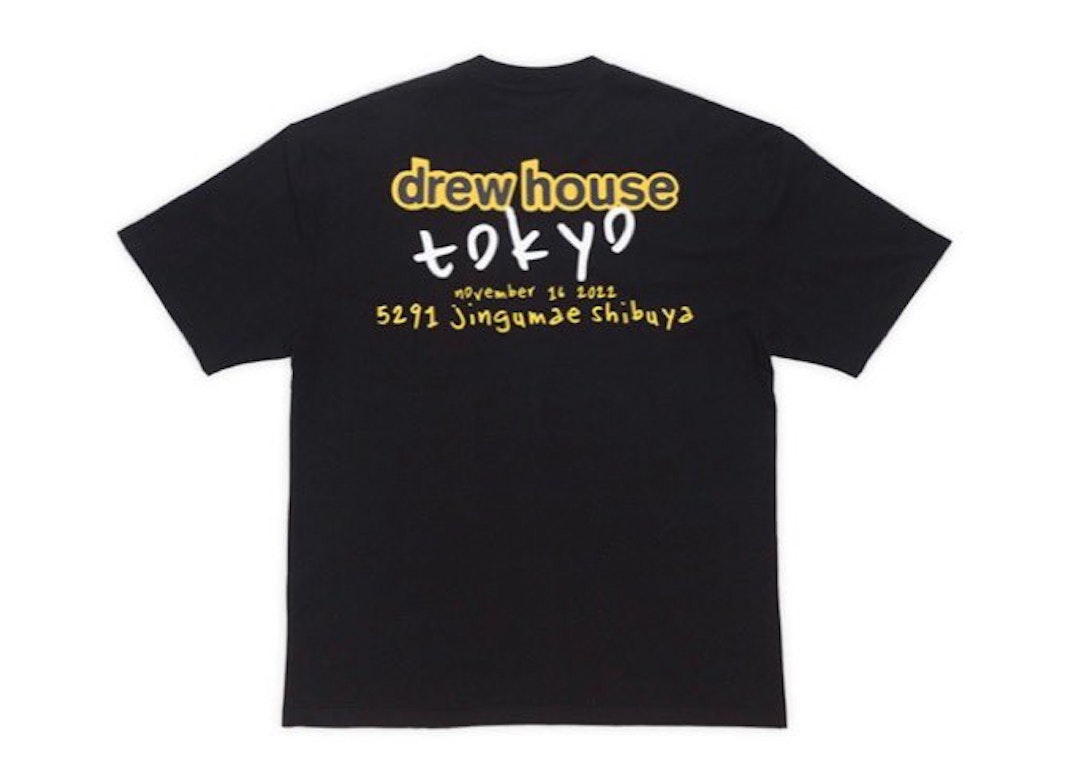 Pre-owned Drew House 2022 Toyko Pop-up Exclusive T-shirt Black