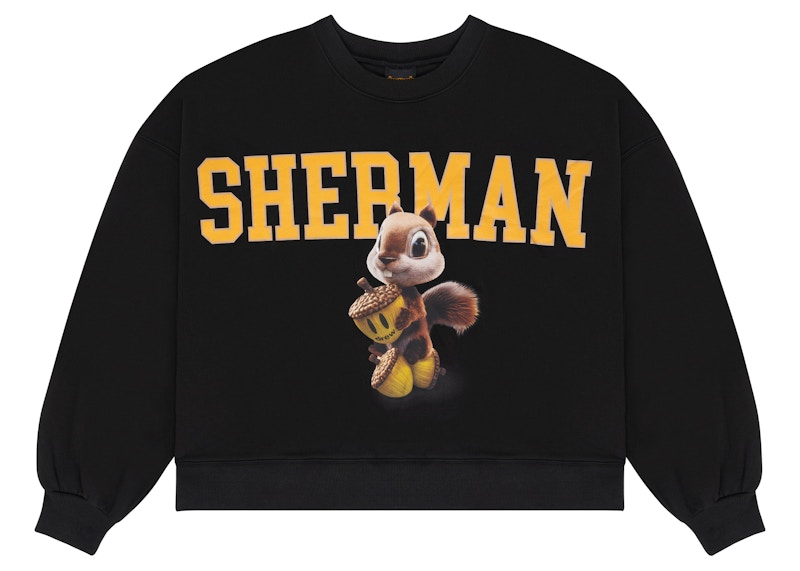 drew house 3d sherman boxy crewneck black Men's - FW22 - US