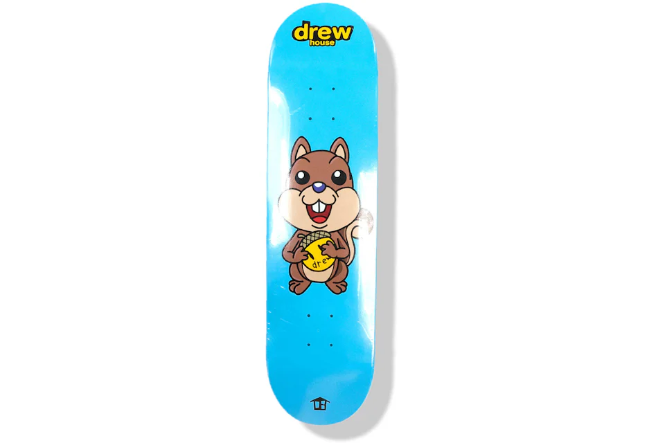 drew house Squirrel Skate Deck Blue