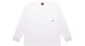 drew house basic l/s pocket t-shirt white