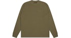 drew house basic l/s pocket tee midnight Verde oliva