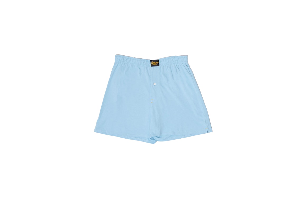Pre-owned Drew House Boxer Shorts Sea Blue