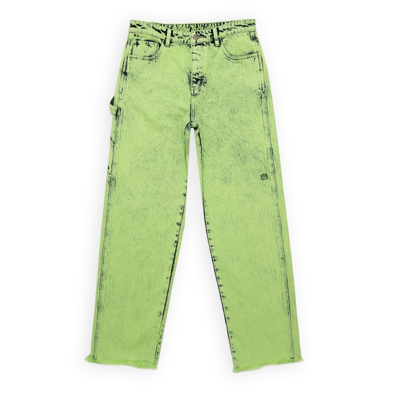 drew house carpenter jean painted lime メンズ - SS22 - JP