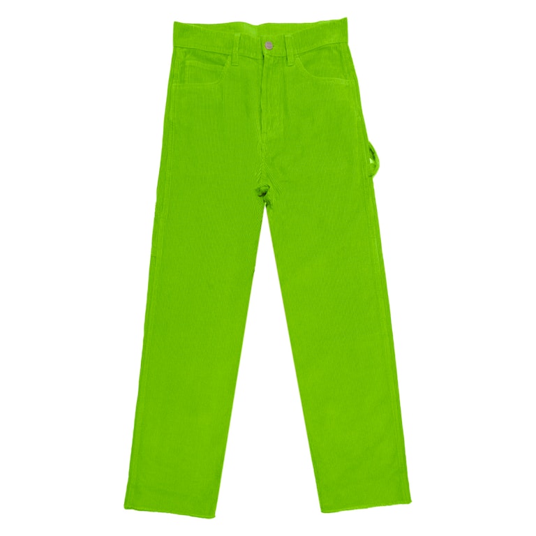 Pre-owned Drew House Corduroy Carpenter Pant Lime