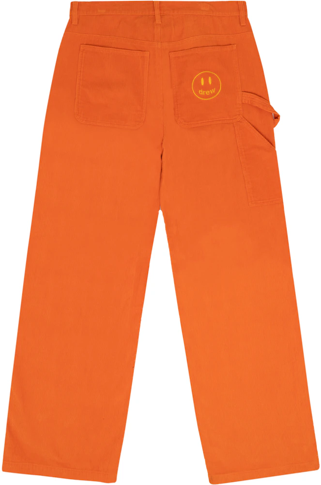 drew house corduroy carpenter pant orange Men's - FW22 - US