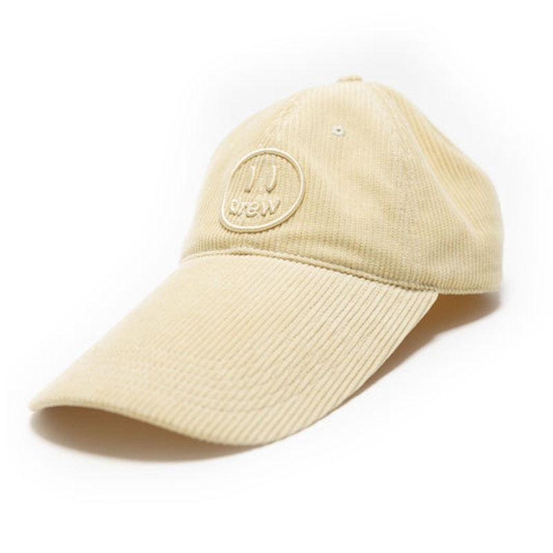 drew house corduroy long bill dad hat biscotti - TW