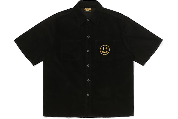 drew house camicia in velluto a coste Nero