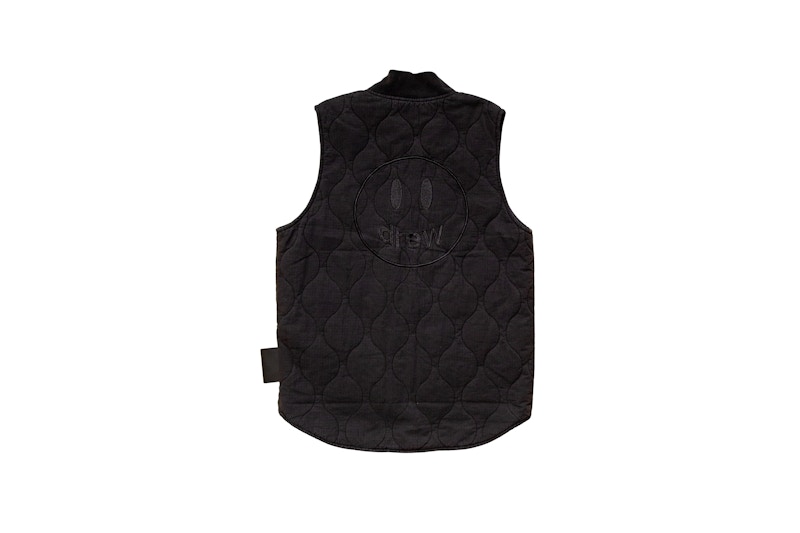 drew house cotton ripstop mascot vest black Men's - SS21 - US