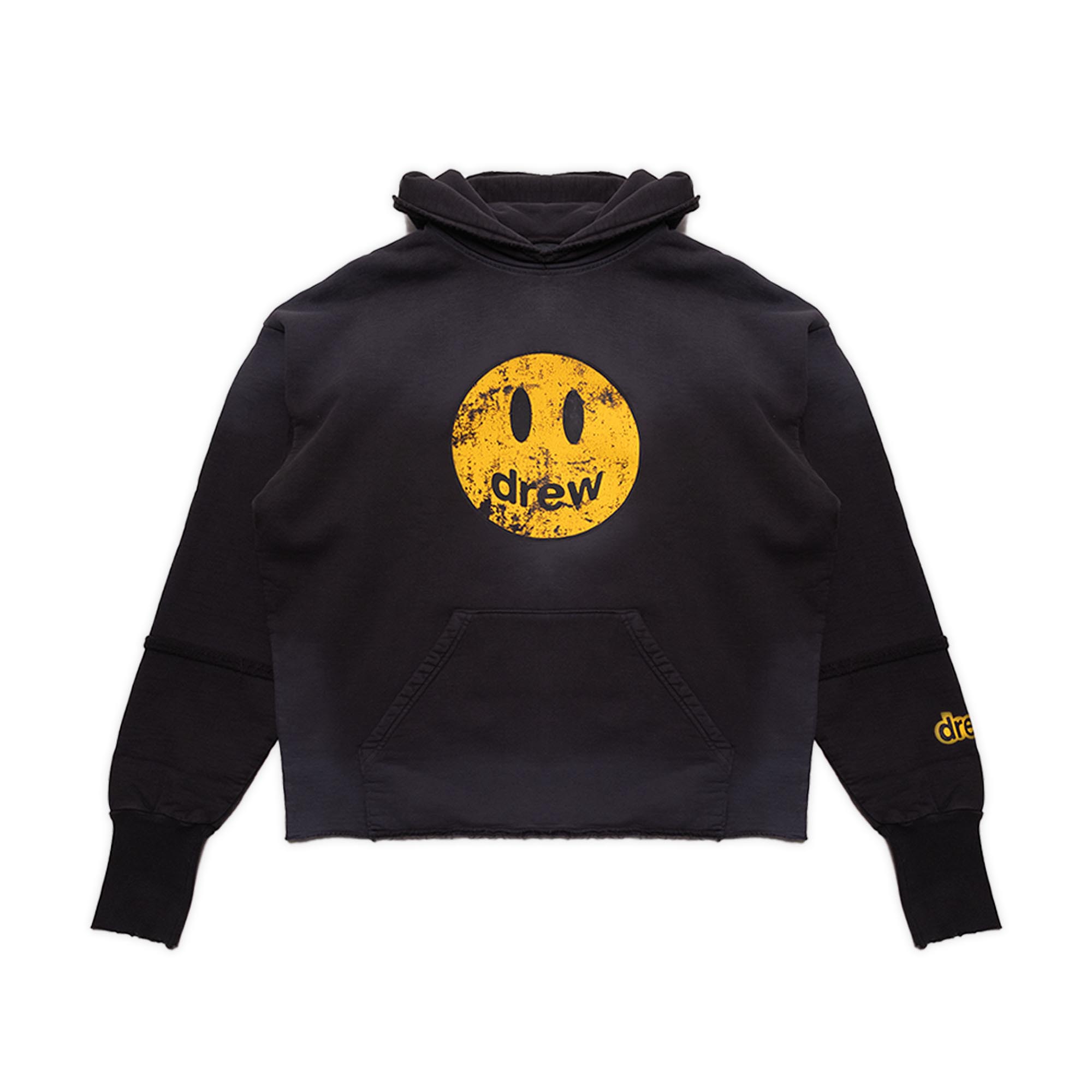 drew house deconstructed mascot hoodie faded black Men's - SS22 - US