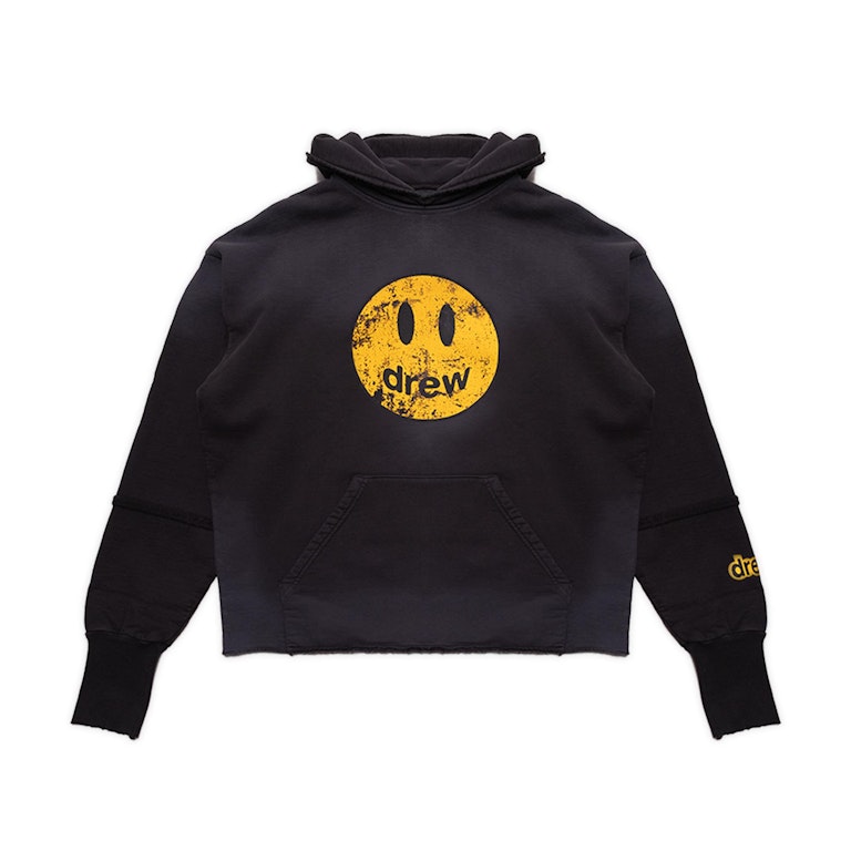 Pre-owned Drew House Deconstructed Mascot Hoodie Faded Black