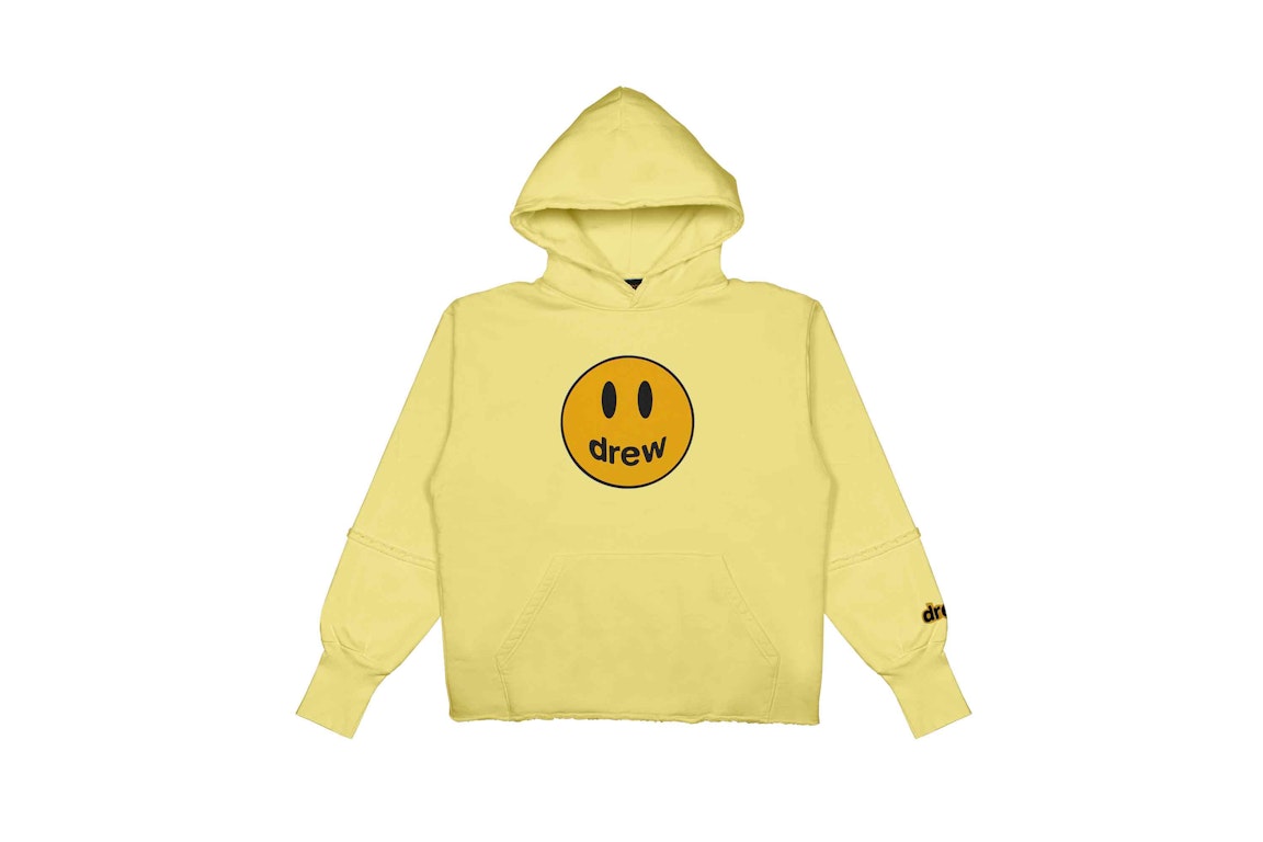 Pre-owned Drew House Deconstructed Mascot Hoodie Light Yellow