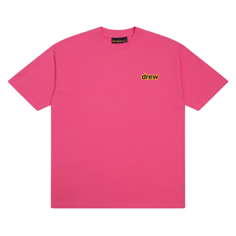 Pre-owned Drew House Doodle Joy Ss Tee Hot Pink