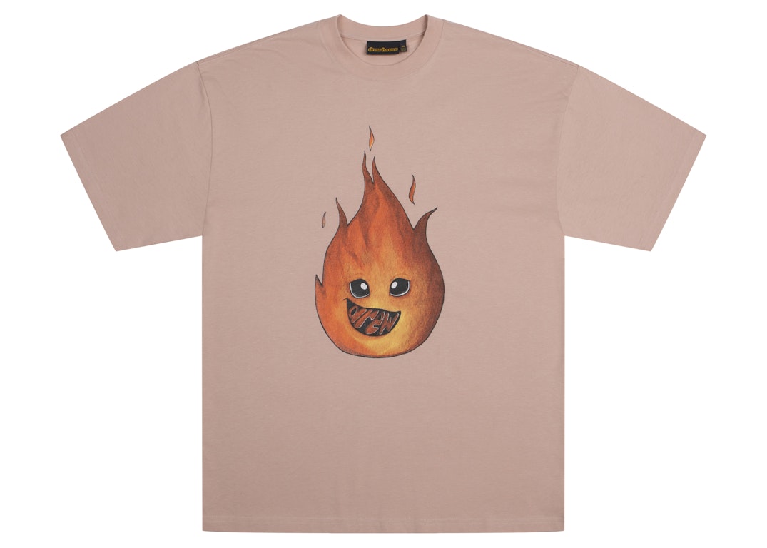 Pre-owned Drew House Drew Flame Ss Tee Dusty Rose