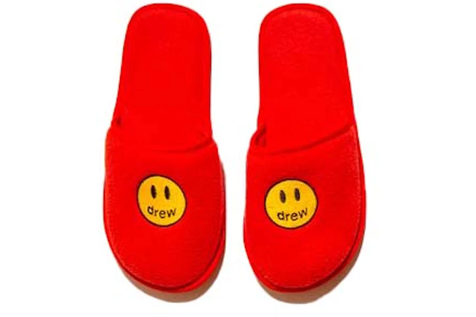 drew house drew house mascot slippers red