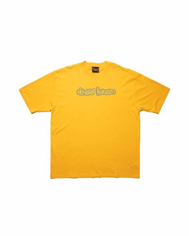 Pre-owned Drew House T-shirt Golden Yellow
